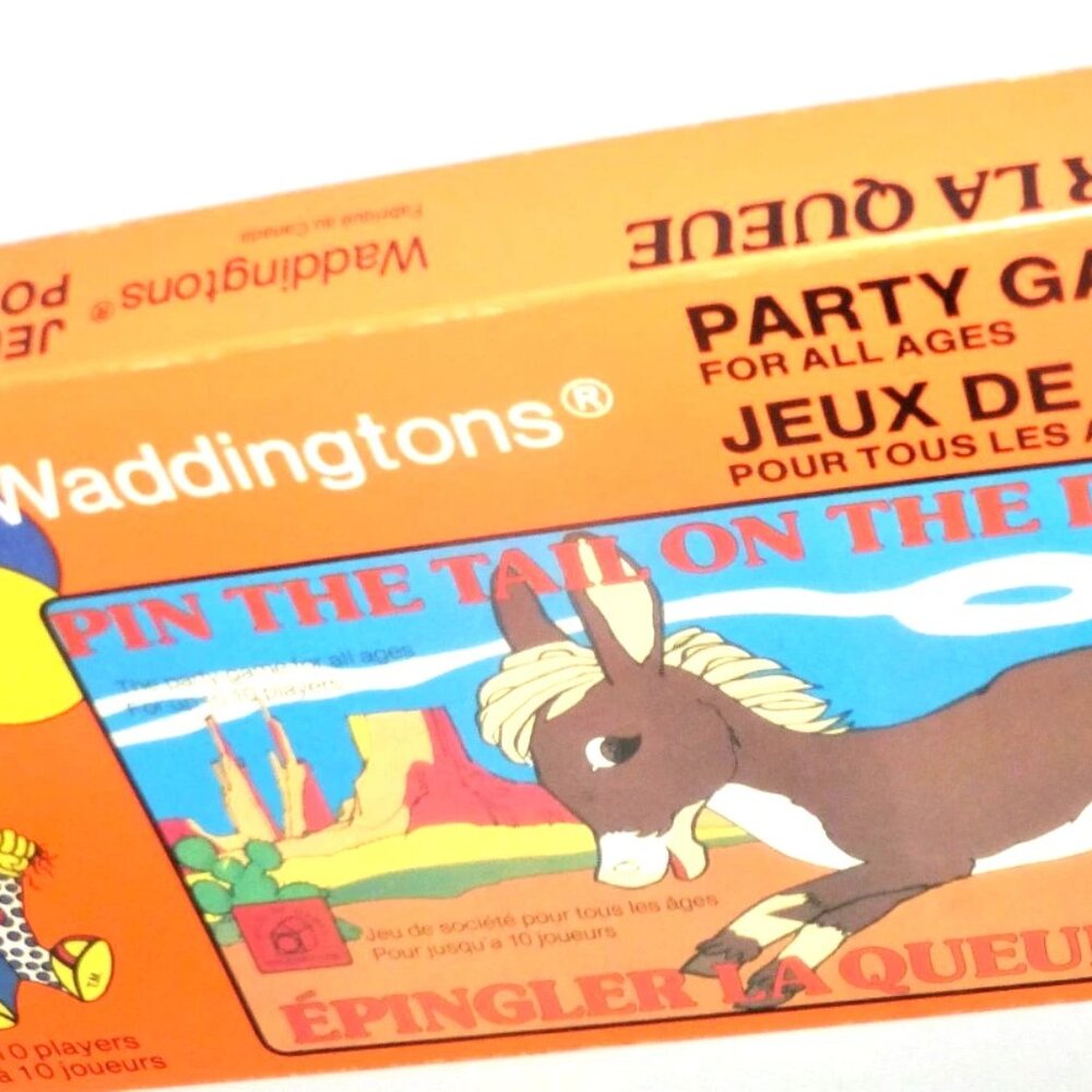 Complete 1981 PIN the TAIL on the DONKEY Game Waddington's Party Games #491 - Picture 7 of 14
